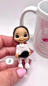 Male Chef Clay Dolls