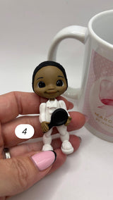 Male Chef Clay Dolls