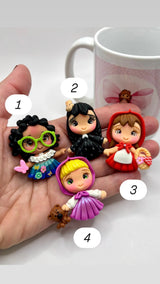 Mini Princess Clay Dolls
