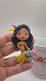 Pocahontas Clay Doll