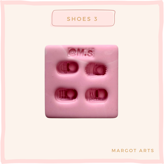Shoes 3 Silicone Mold