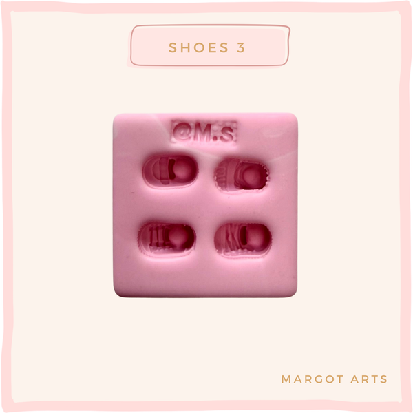 Shoes 3 Silicone Mold