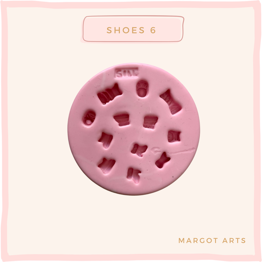Shoes 6 Silicone Mold