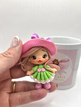 Vintage Style Clay Dolls